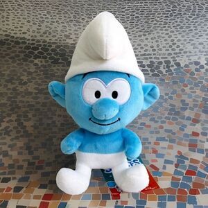 The Smurfs Clumsy Smurf Plush Stuffed Doll 10" Kidrobot Phunny, Never Opened NEW